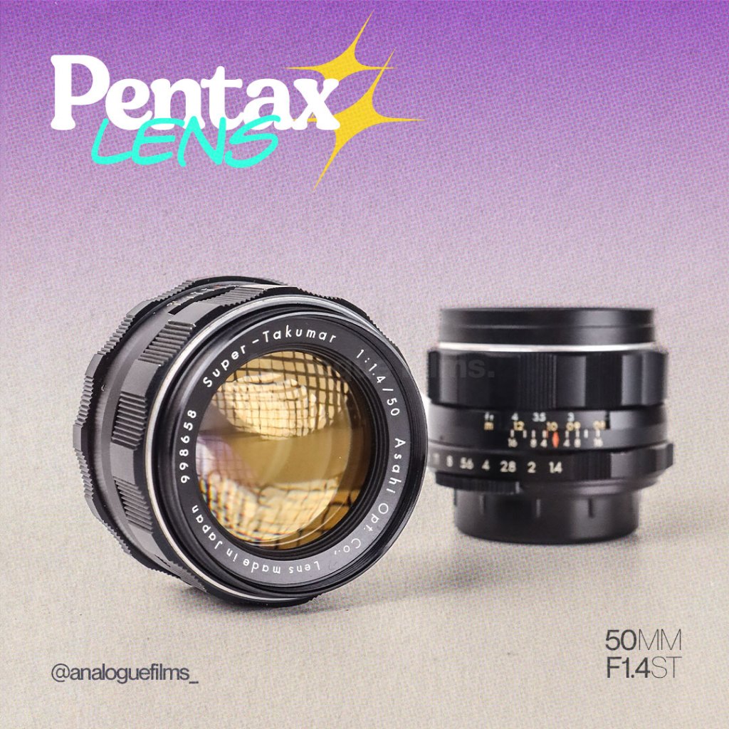 PENTAX Asahi SUPER TAKUMAR 50mm F1.4 M42 - フィルムカメラ