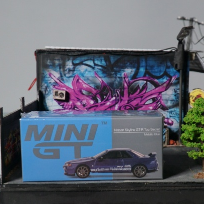 Jual Mini GT Nissan Skyline GT R R32 Top Secret Metallic Blue 589 ...