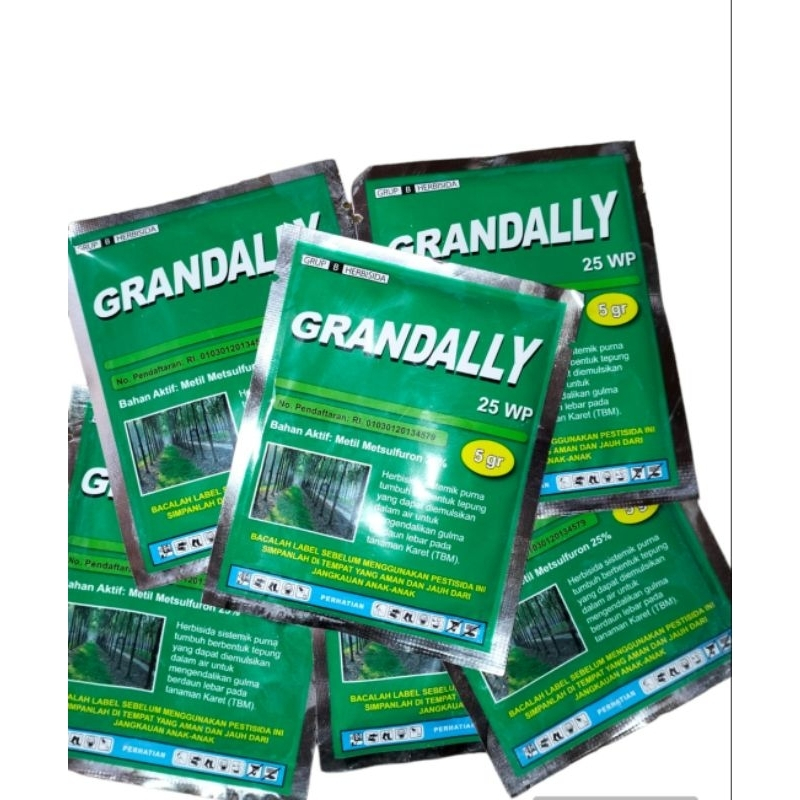 Jual LT89 GRANDALLY 25 WP 5 GRAM / HERBISIDA RACUN RUMPUT / METIL ...