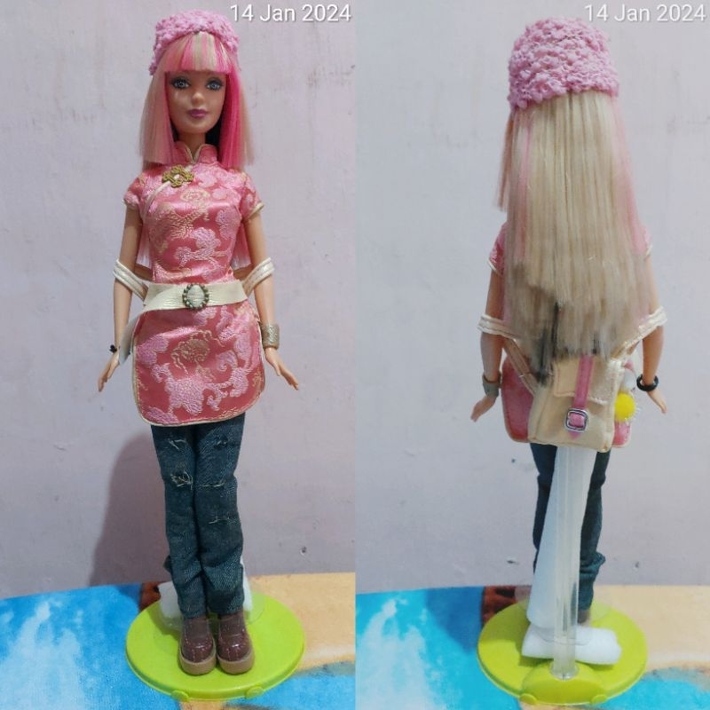 Jual Boneka barbie fashion fever tokyo pop 2005 doll mattel