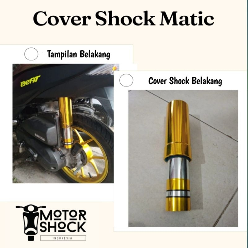 Cover Shock Belakang Matic Semua Tipe Honda Beat Vario Scopy Genio COVER SHOCK INDONESIA