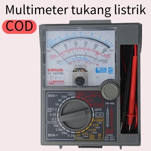 Jual [COD]Multimeter penunjuk/Voltmeter/Amperemeter/Alat pengajaran ...