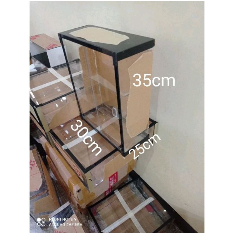 Jual Display rak Akrilik Pintu Geser slide kunci | Shopee Indonesia