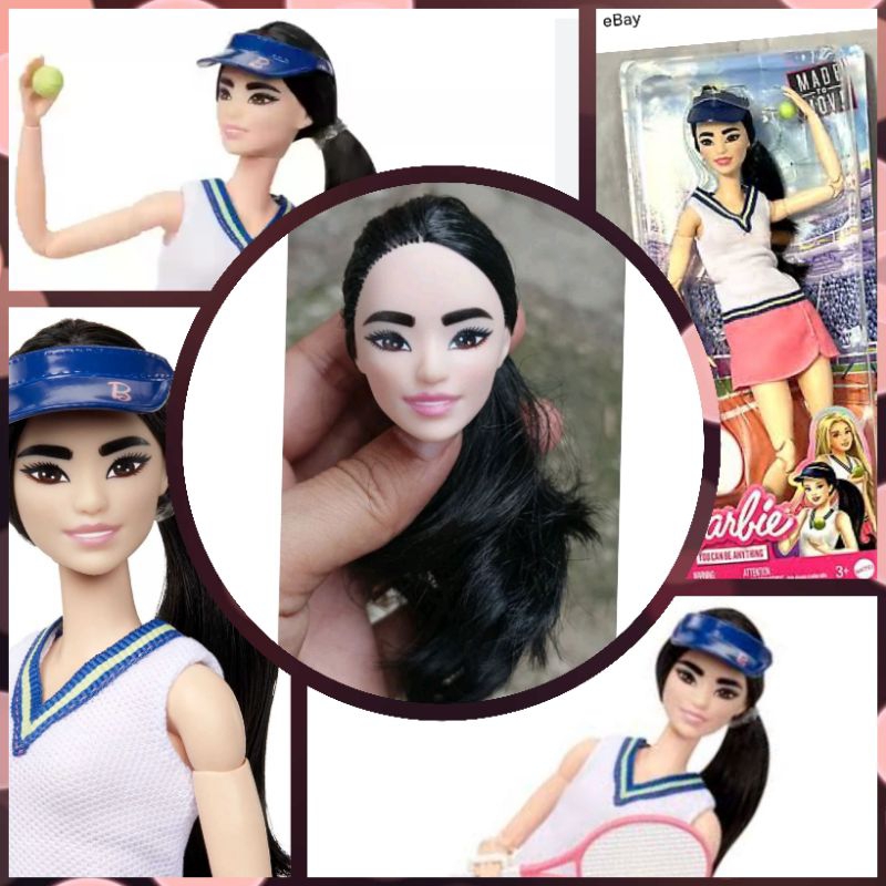 Jual Kepala Barbie Asia MTM Tennis Player Original Mattel | Shopee ...