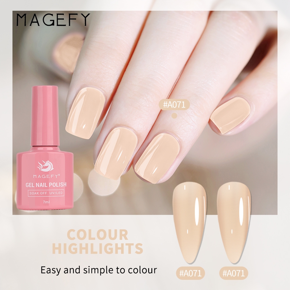 Jual MAGEFY Kutek Gel Uv Led Gel Polish Soak Off Kuteks Gel Nail Polish
