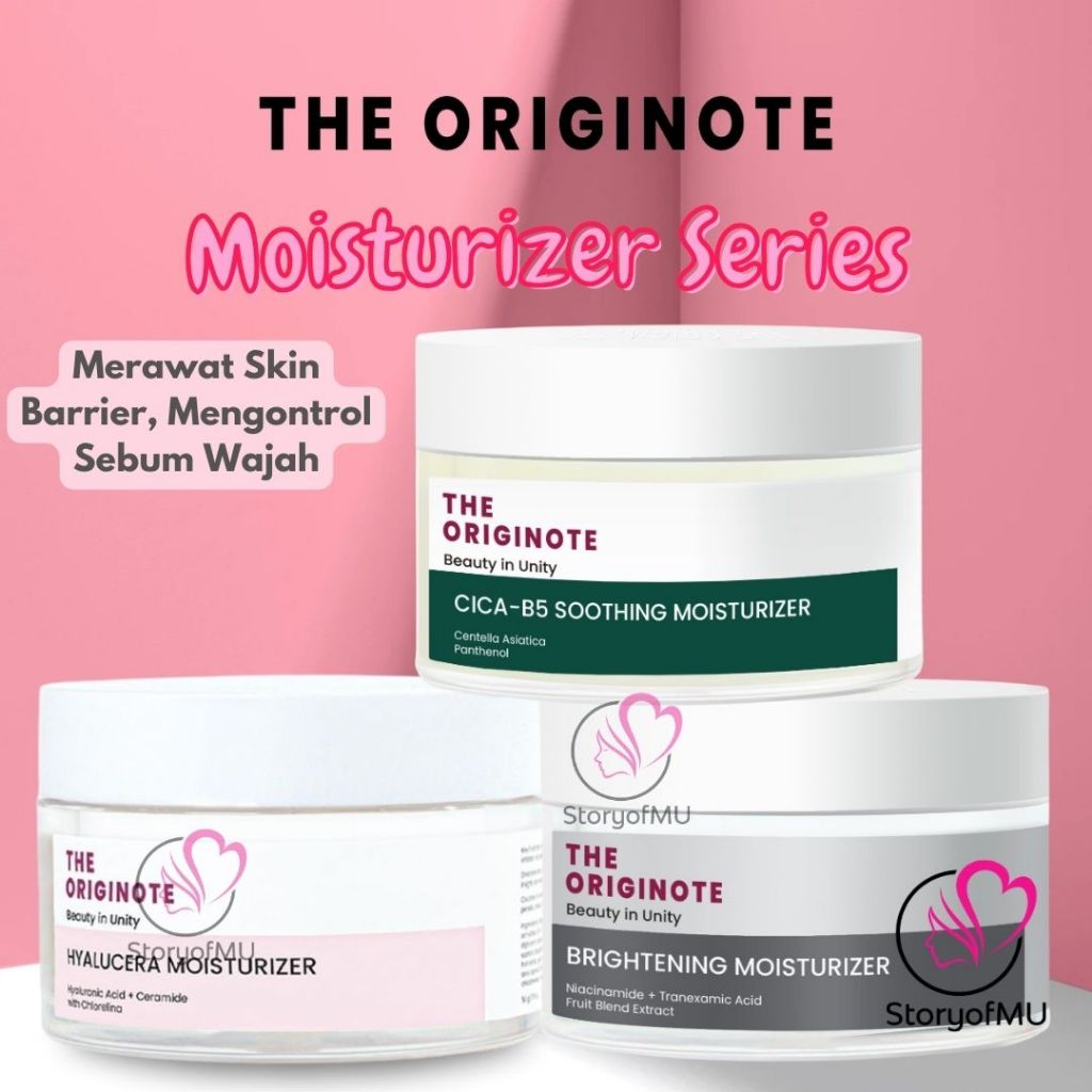 Jual THE ORIGINOTE Moisturizer Gel Series 50ml Hyalucera | Cica-B5 ...