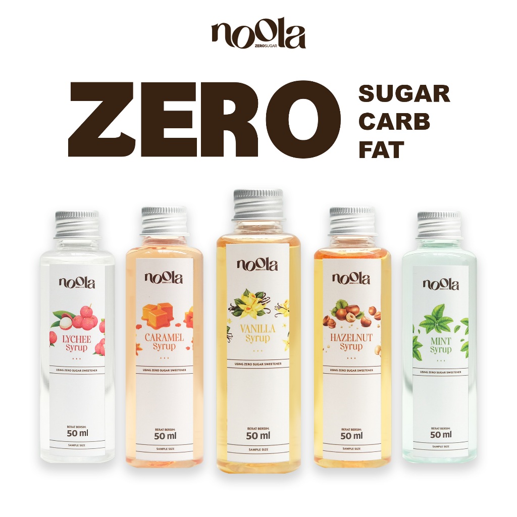 Jual NOOLA Zero Sugar Syrup 50ml / Sirup Sugar Free Bebas Gula | Shopee ...
