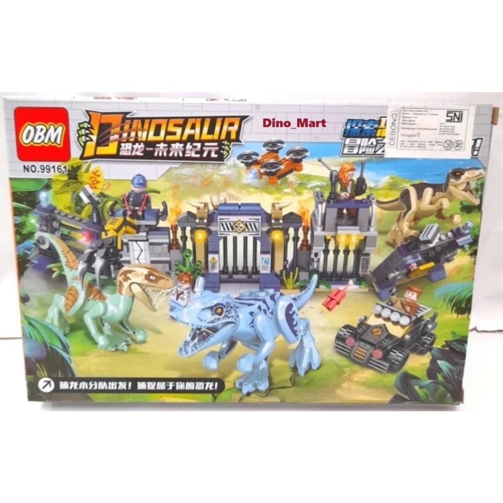 Jual Brick Dinosaurus dan Minifigure 4 in 1 Park OBM 99161 - Dino Mart ...
