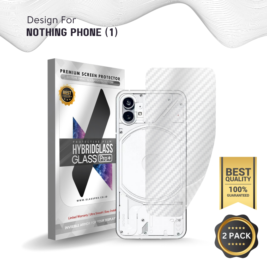 Jual Fiber Guard Screen Protector Nothing Phone 1 Back, 3D Anti Gores ...