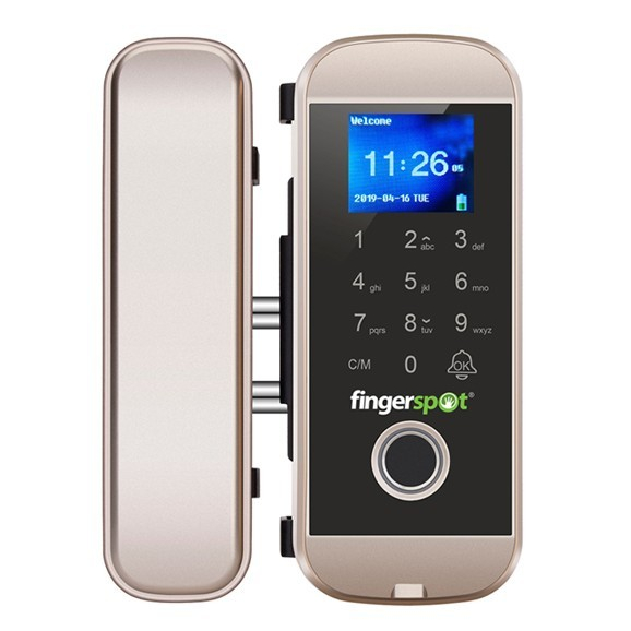 Jual Absensi Fingerspot Smart Digital Lock Revo A 193GSC Pintu Kaca ...