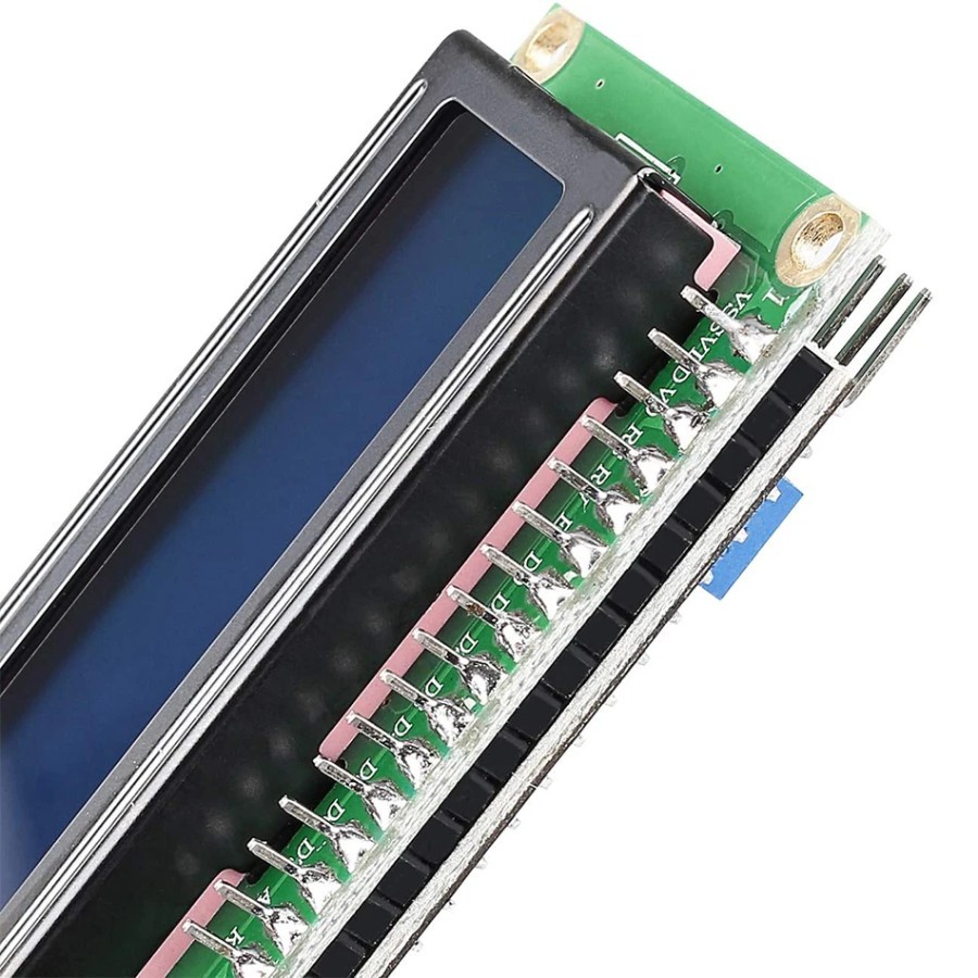 Jual LCD1602 Plus I2C Module Blue Screen 16x2 Character LCD Display 5V ...