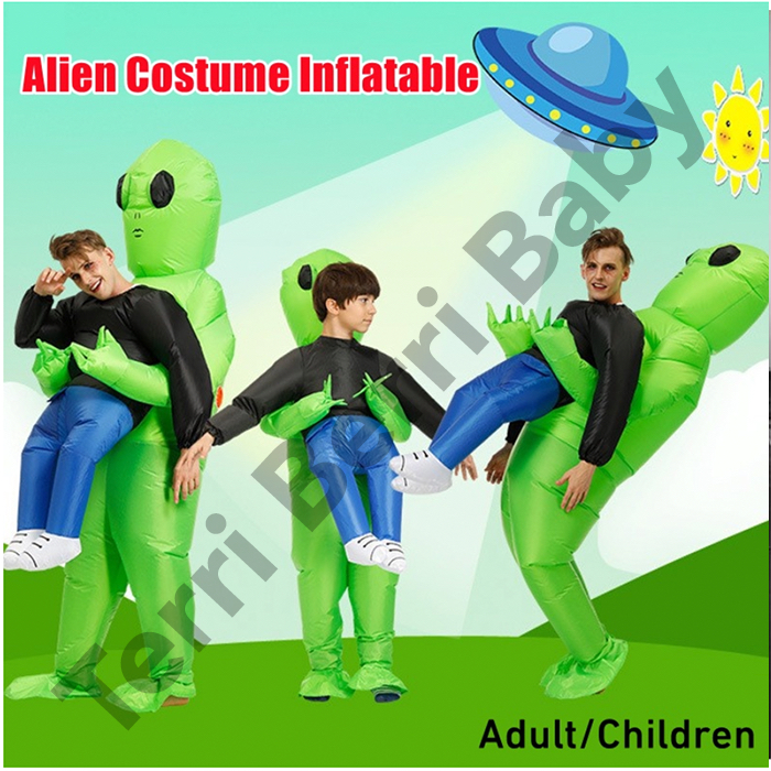 Jual KOSTUM BAJU BADUT COSTUME ALIEN ANAK PESTA COSPLAY ALIEN MENCULIK ...