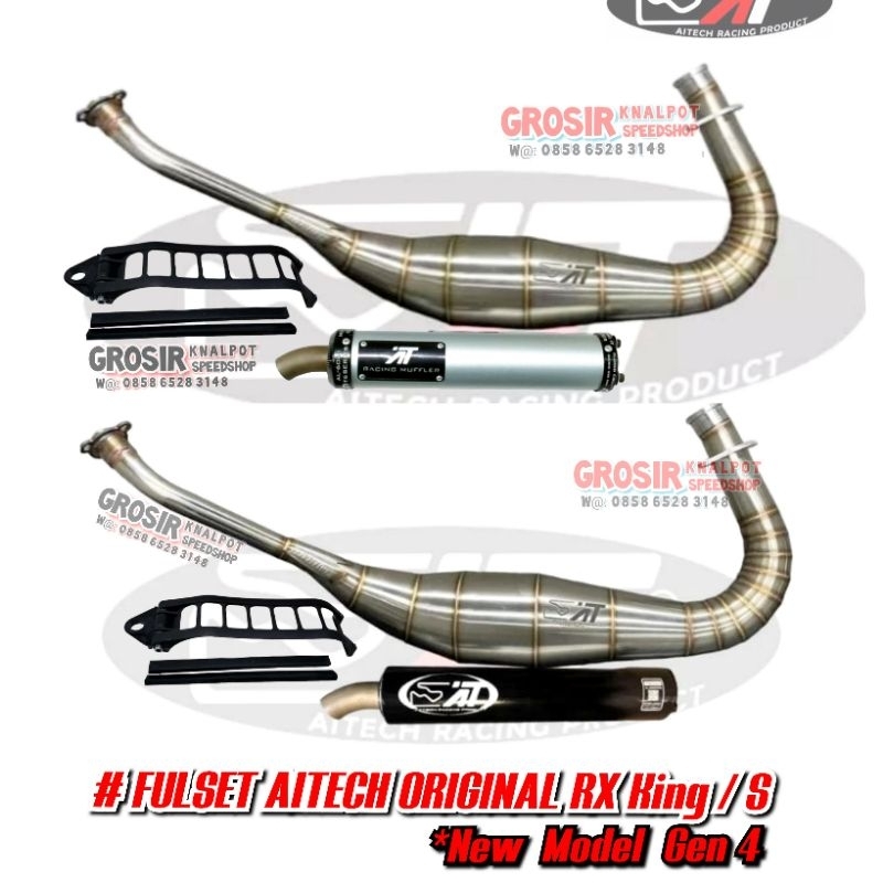Jual Knalpot Racing AITECH ORIGINAL FULSET Yamaha RX King RX K / S ...