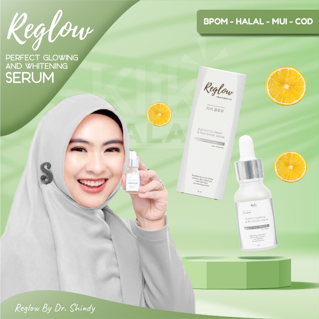 Jual Reglow Perfect Glowing & Whitening Serum Wajah, Pencerah Kulit ...