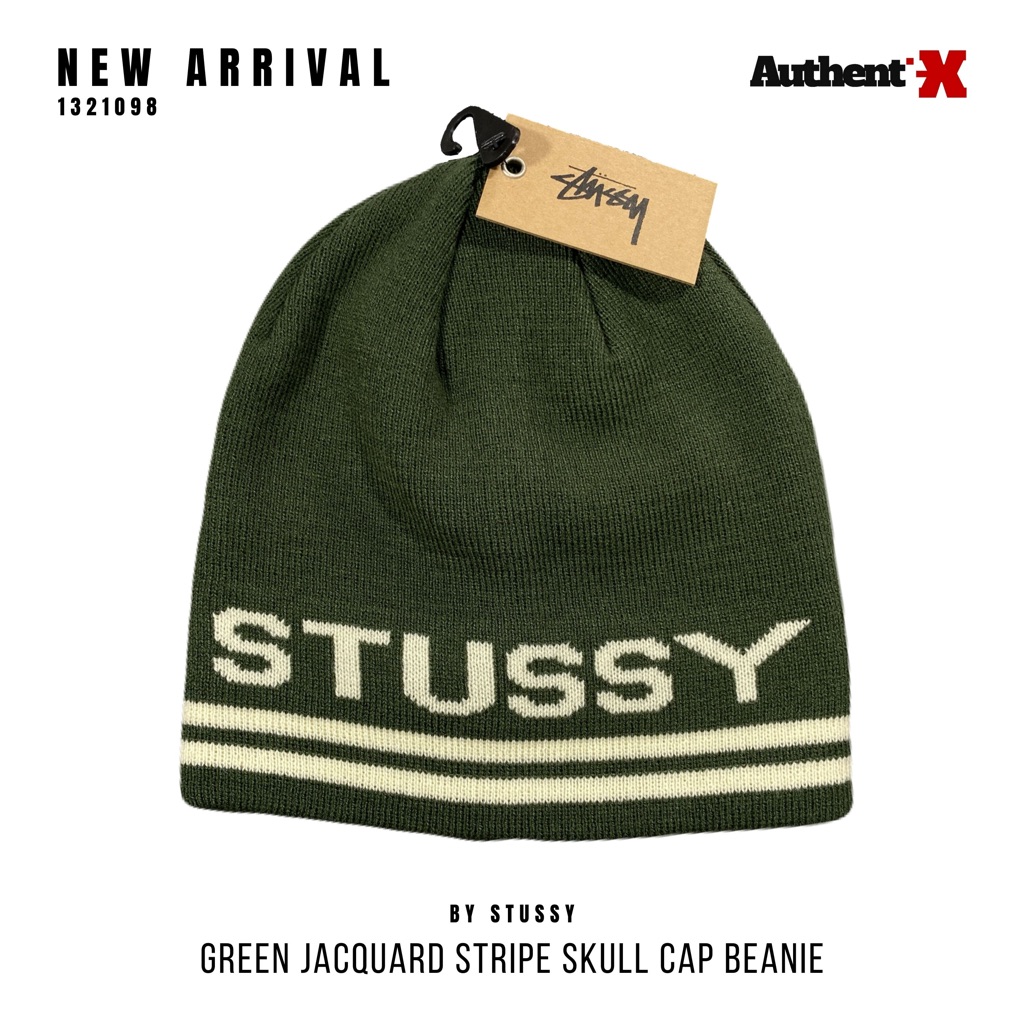 STUSSY BIG S JACQUARD SKULLCAP ビーニー