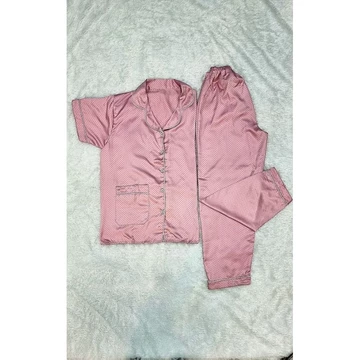 Set Piyama Dewasa Wanita Piyama Satin Wanita Piyama Wanita Lengan Pendek