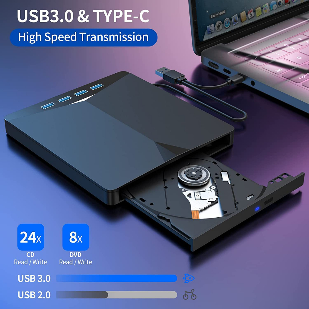 Jual Drive Optik USB Seluler Eksternal 3.0 DVD/CD Perekam Tujuh Dalam ...