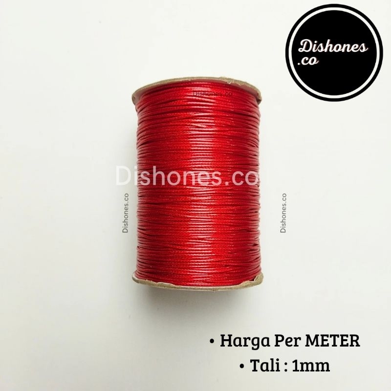 Jual (PER METER) Tali korea 1mm Warna Warni / Tali Gelang Korea Anti ...