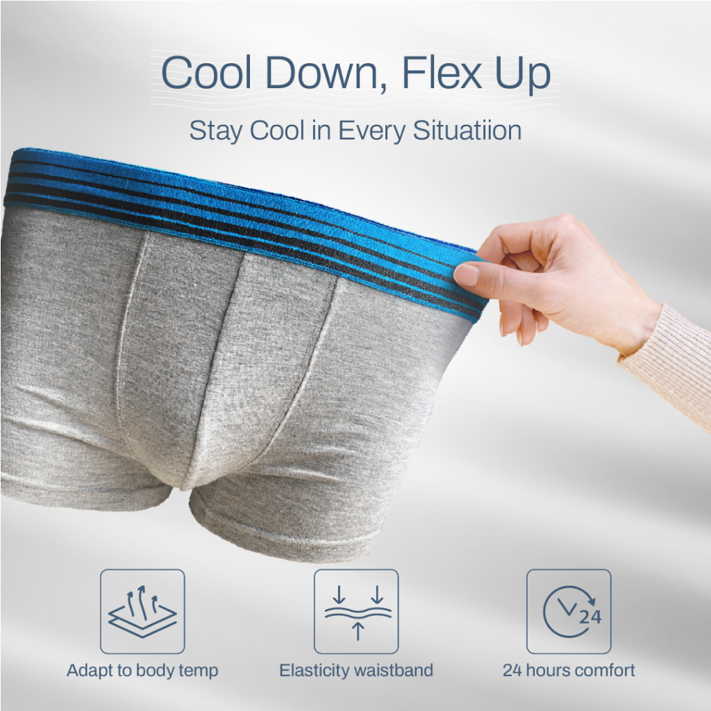 Jual REMURO FlexFlow Lite Blue [3 PCS] - Celana Dalam Pria Active Boxer ...