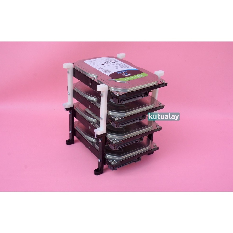 Jual Custom Stand Hardisk PC Komputer 35 Multiple Rak HDD Bracket 3D ...