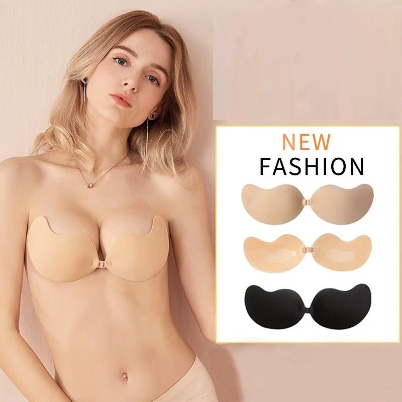 Bra Wanita Seamlesbh Wanitabra Wanita Tanpa Kawatbra Push Up - Kuning 34