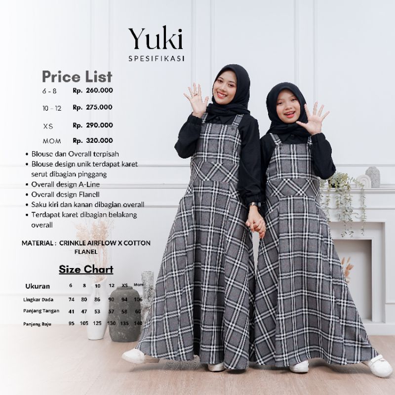 Jual Oribelle Indonesia | Overall Dress Yuki by Oribellekids Terbaru ...