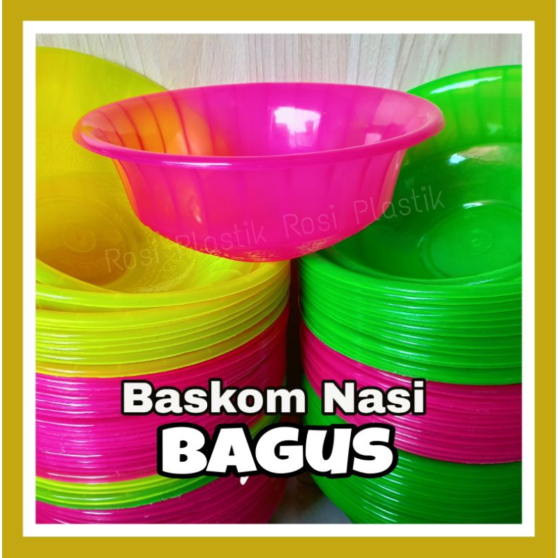 Jual Baskom Nasi Hajatan Bagus / Besek Plastik / Waskom Serbaguna ...