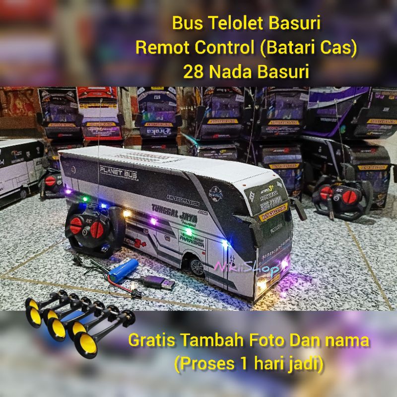 Jual PROMO BUS TELOLET BASURI BIS REMOT CONTROL BISA SUARA TELOLET ...