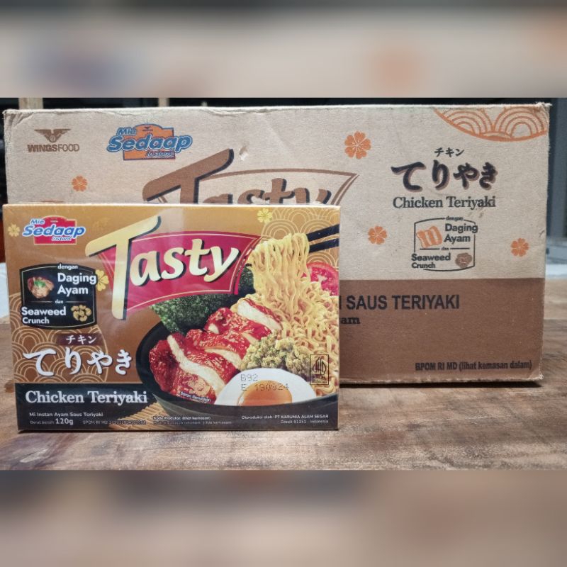 Jual NOODLES/MIE INSTANT SEDAP TASTY RASA CHICKEN TERIYAKI KEMASAN DUS ...