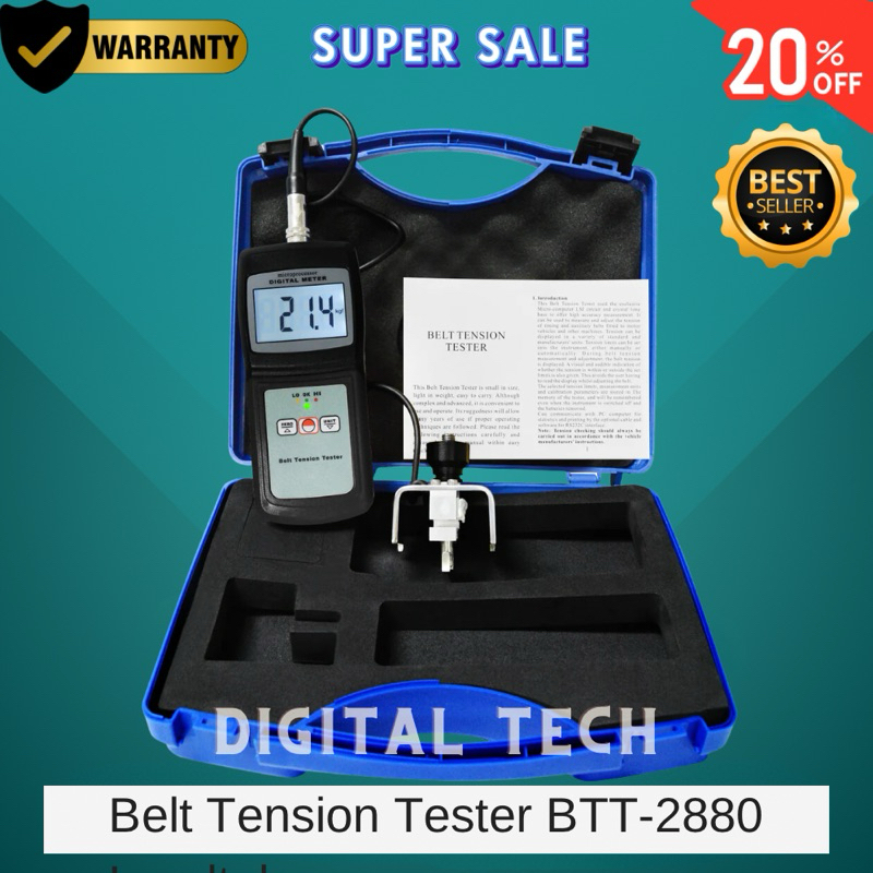 Jual Belt Tention Tester BTT-2880 | Belt Tension Meter Landtek BTT-2880 ...