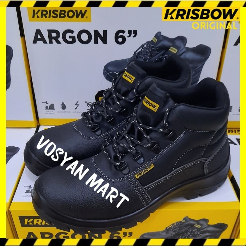 Jual Sepatu Safety Krisbow ARGON 6" Safety Shoes Krisbow ARGON 6