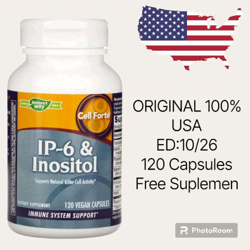 Jual Nature's Way Cell Forté, IP-6 & Inositol, 120 Vegan Capsules PRE ...