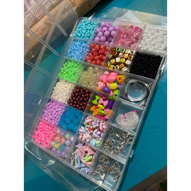 Jual Beads kit complete free stiker | paket meronce | paket manik manik ...