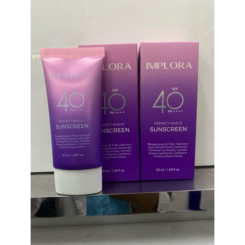 Jual IMPLORA PERFECT SHIELD SUNSCREEN SPF 40 PA++++ | Shopee Indonesia