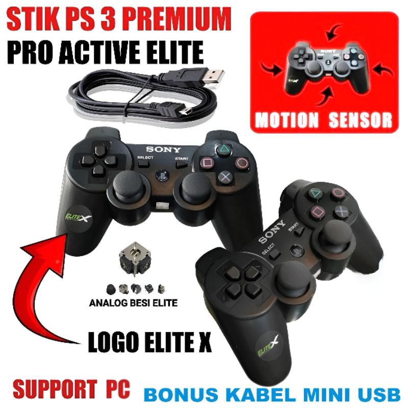 Jual Stik Op Ps3 Elitex Premium Motion Sensor Active Gyro TU2T | Shopee ...