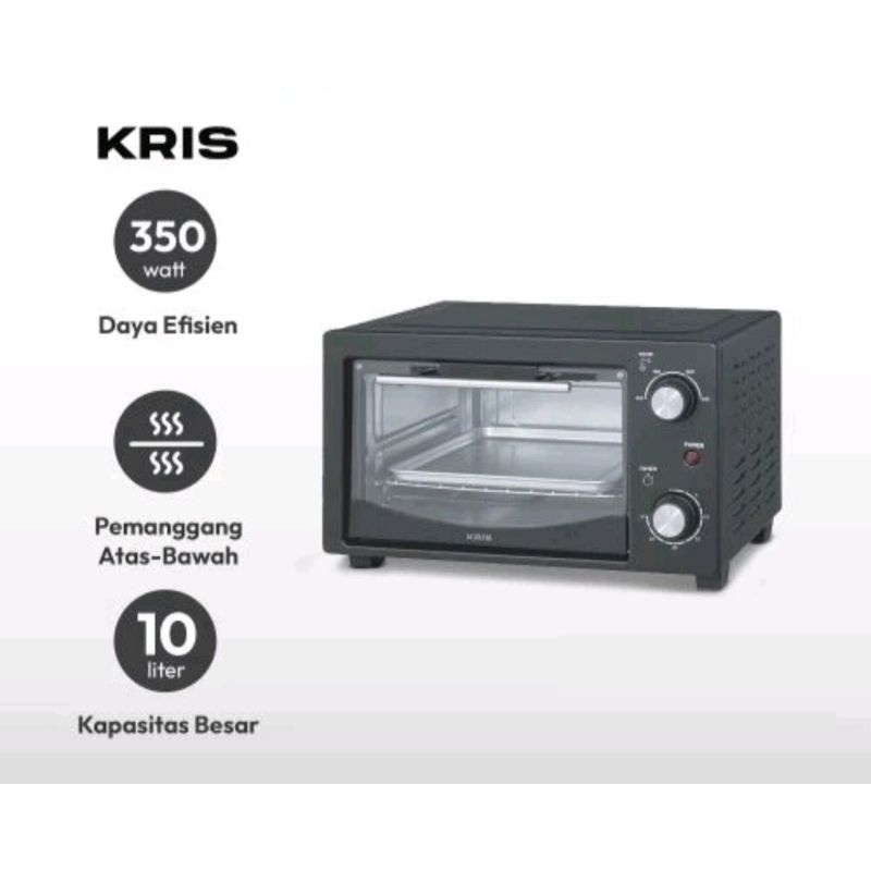 Jual Kris 10 liter Oven Toaster Square - Hitam NEW | Shopee Indonesia
