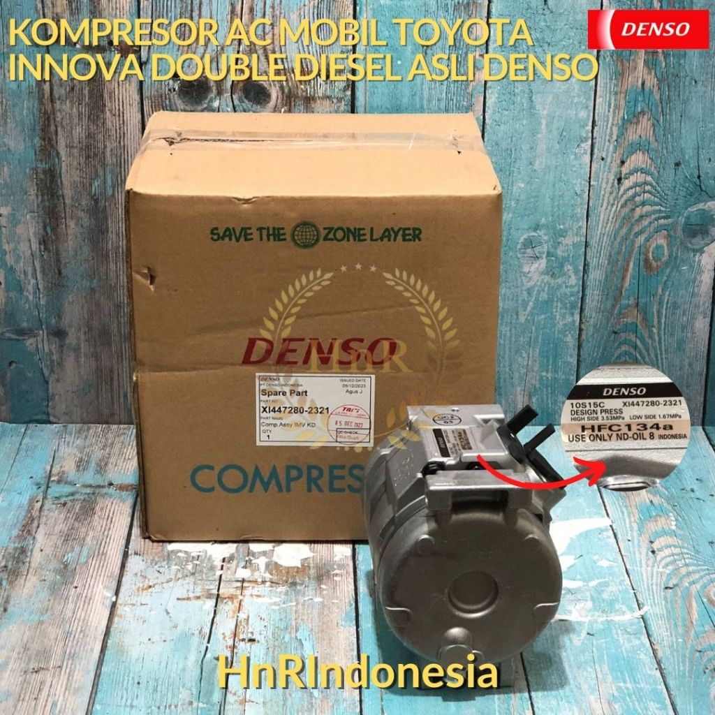 Jual Kompresor AC Mobil Toyota Innova Double Diesel COMPRESSOR ASLI ...