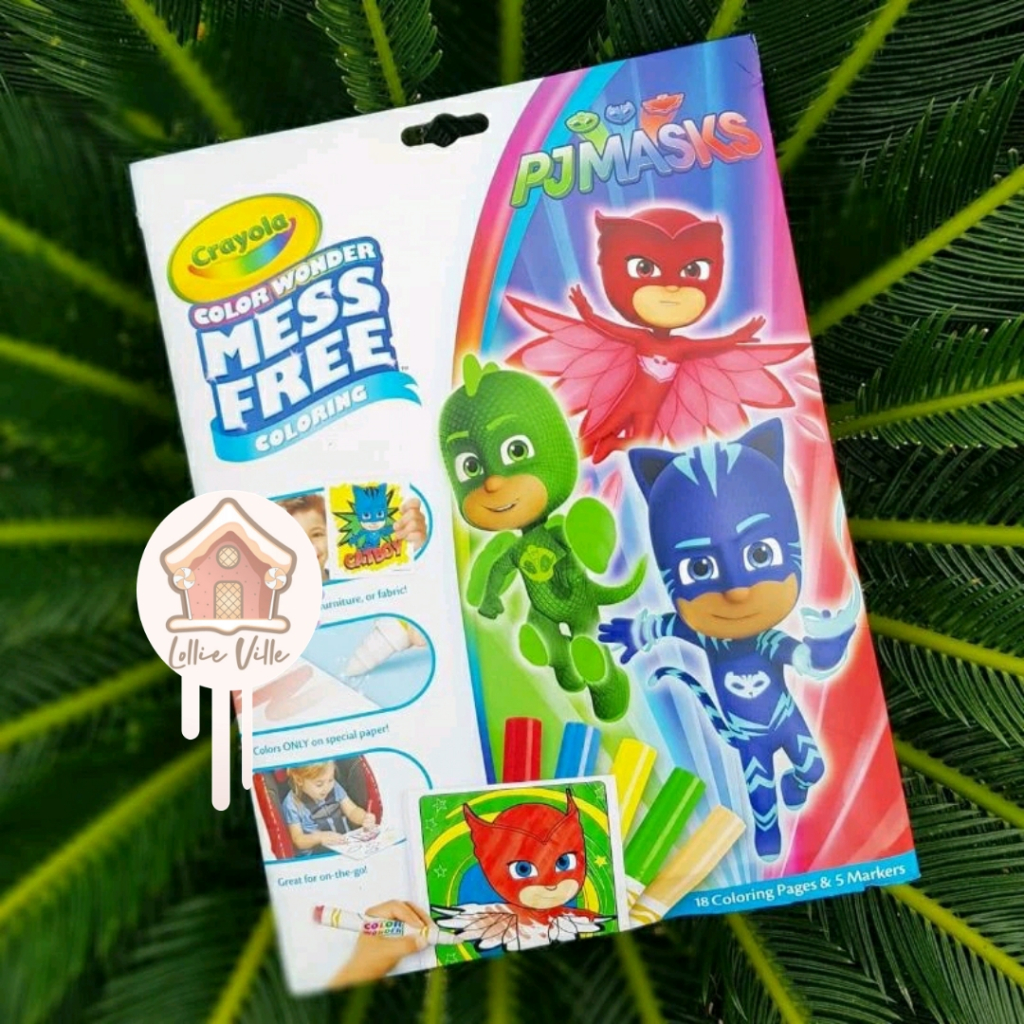 Jual Crayola Pj Masks Color Wonder Coloring Shopee Indonesia