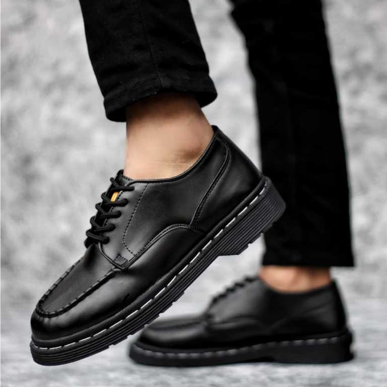 Jual CRAFTS - Sepatu Formal Pantofel Docmart Pria Hitam | Shopee Indonesia