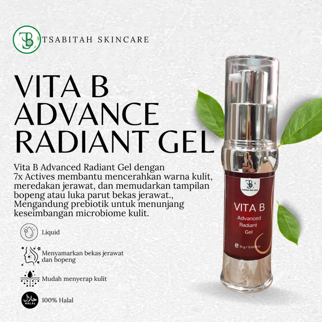 Jual VITA B ADVANCED RADIANT GEL - SERUM SCAR/BOPENG | Shopee Indonesia