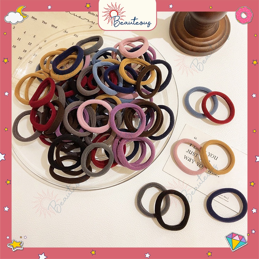 Jual Ikat Rambut Model Donat Towel Ring Scrunchie Cepol Donat Free ...