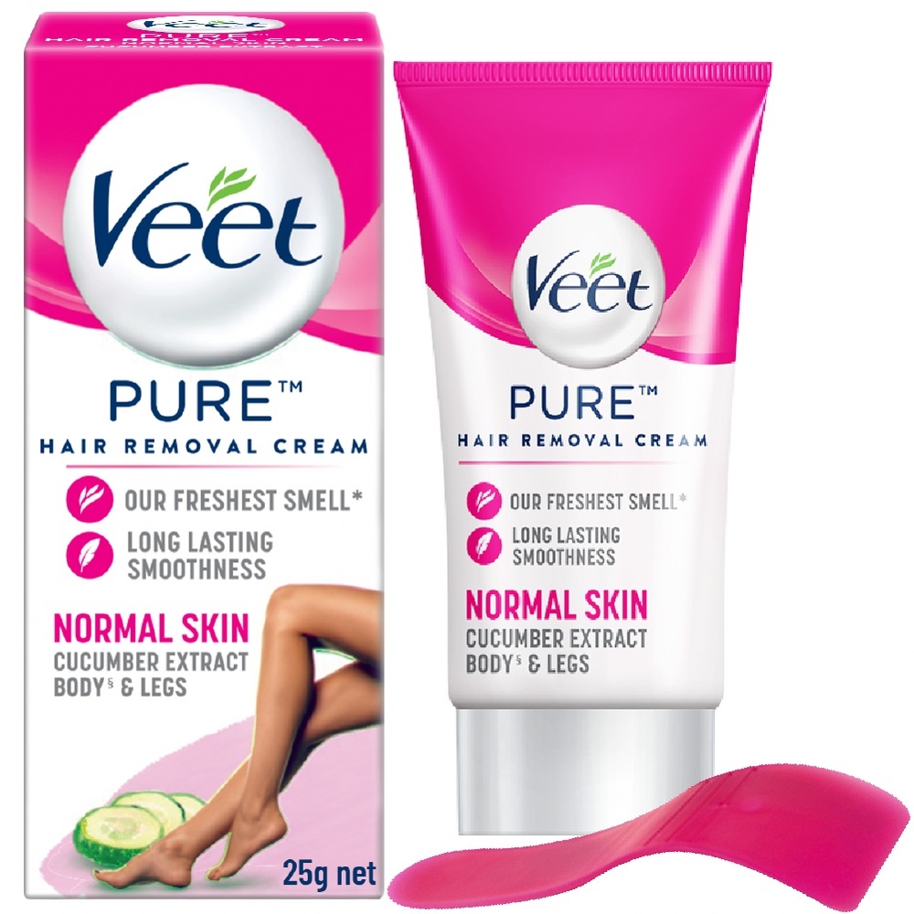 Jual VEET Hair Removal Cream Normal Skin 25 Gr - Perontok Bulu Kulit ...