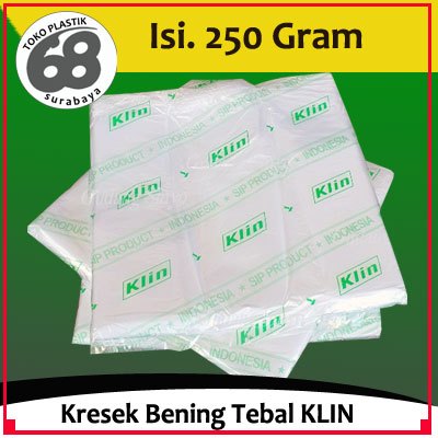 Kresek Transparant Merk KLIN Berat Isi 250 Gram