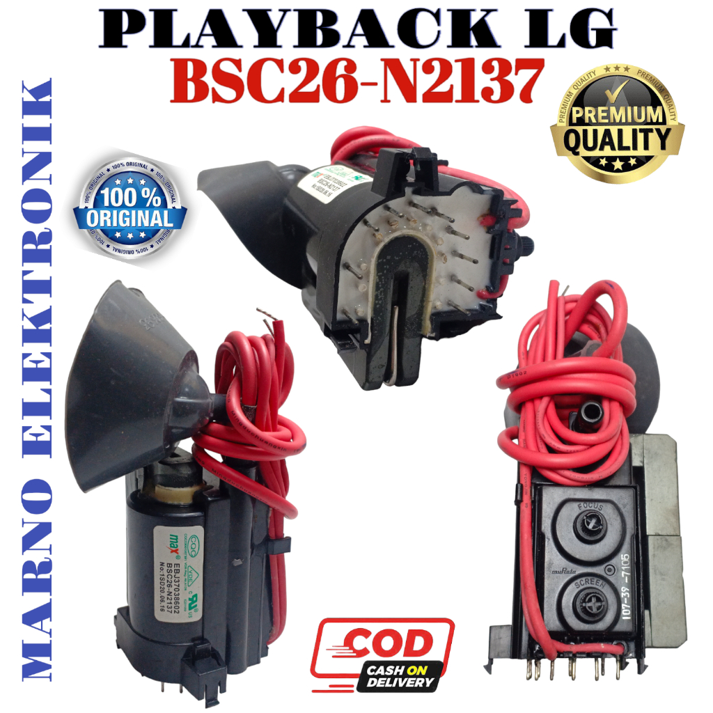 Jual PLAYBACK FLYBACK TV LG 29 INC BSC26-N2137 BSC26 N2137 ORIGINAL ...