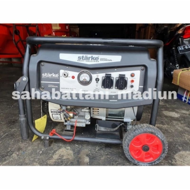 Jual Mesin Genset Honda Starke Sh He Starter Output Watt Shopee Indonesia