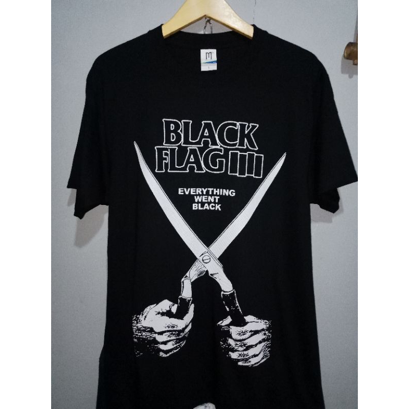 Jual KAOS BAND / MUSIC BLACK FLAG PREMIUM COTTON COMBED 24S BUILD UP ...