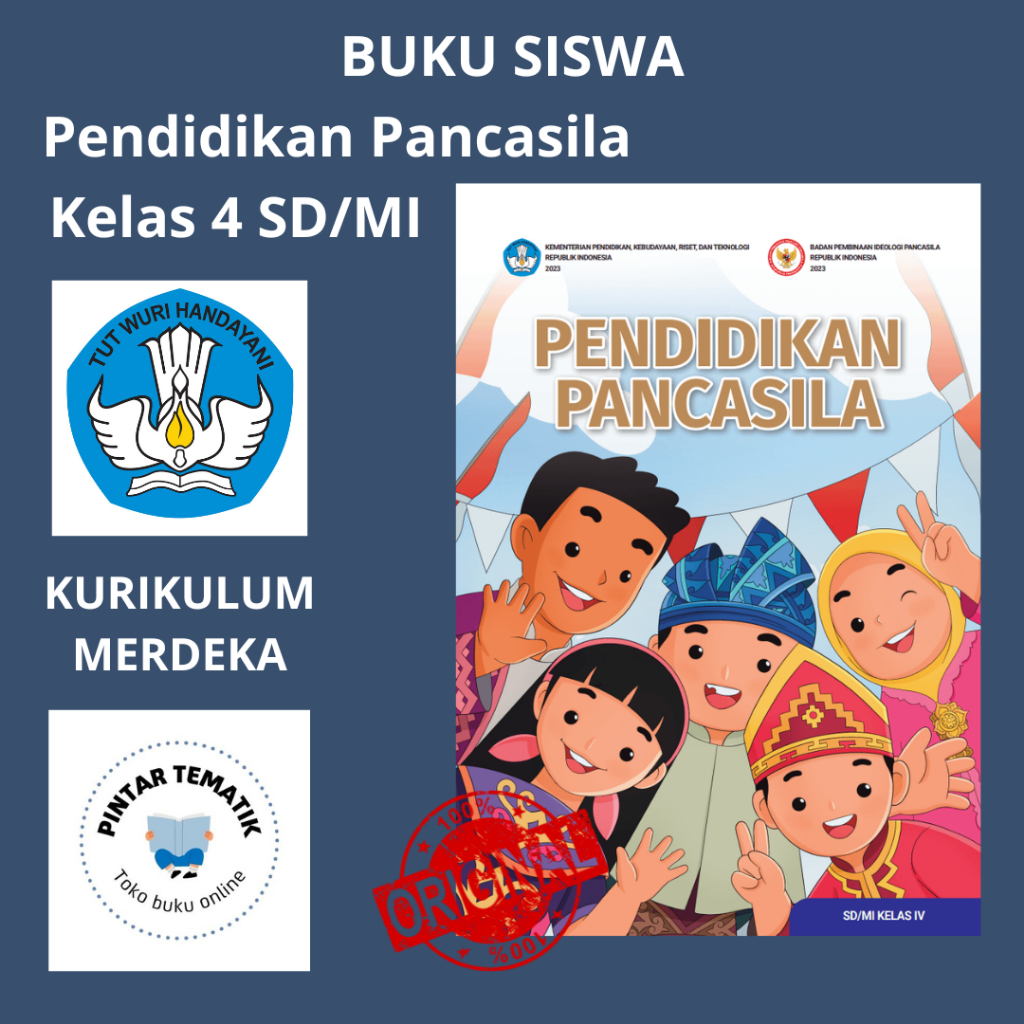 Jual Buku Pendidikan Pancasila (PKN) Kelas 4 SD Kurikulum Merdeka ...