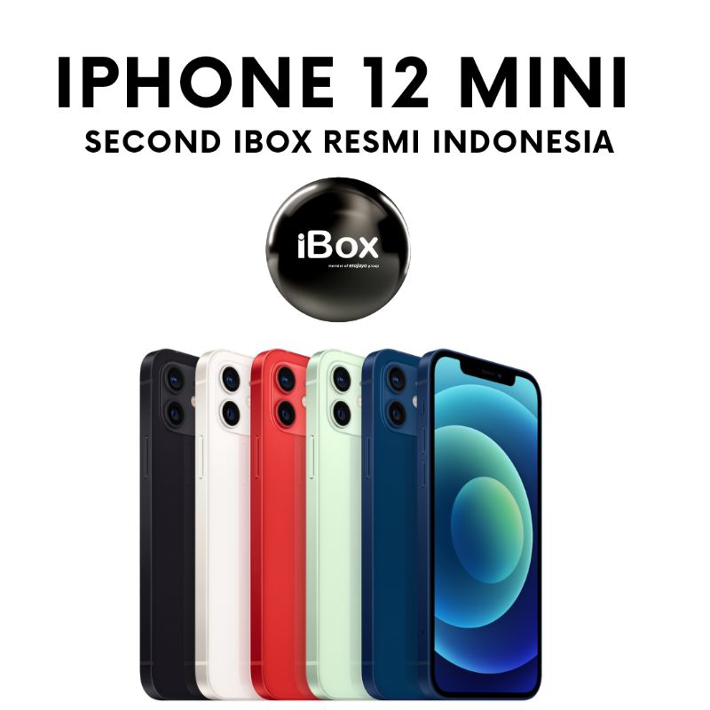 Jual iPhone 12 mini iBox 64 GB & 128 GB Second Bekas Original Fullset