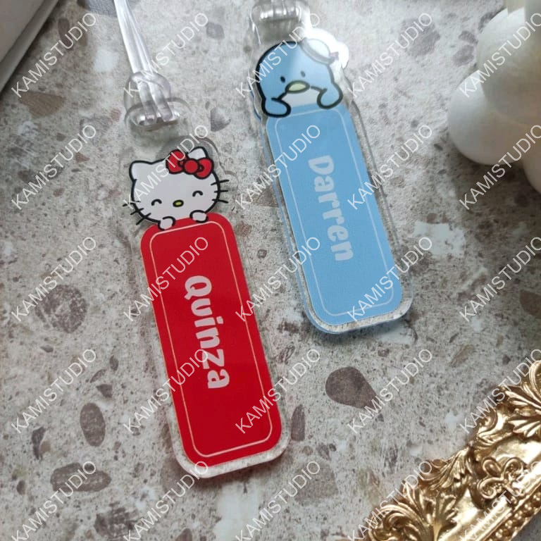 Jual LUGGAGE TAG HELLO KITTY / GANTUNGAN KOPER / GANTUNGAN TAS NAMA ...