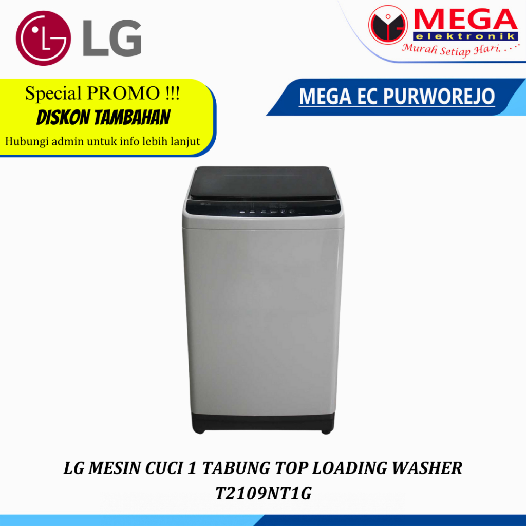 Jual Mesin Cuci Lg Tabung Top Loading Washer T Nt G Kapasitas Kg